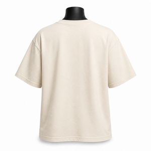 T-shirt en coton épais surdimensionné pour femme, à épaules tombantes, décontracté, prix abordable, vente en gros, personnalisation OEM, mode - Product Image 5