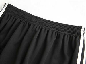 Maillot de football personnalisé en gros pour équipes sportives 2026 – Ensemble respirant 100 % polyester noir/rouge - Product Image 6