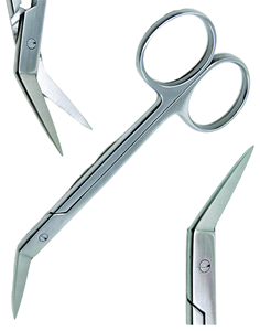 Ciseaux chirurgicaux de 7 pouces, courbés, à pointe acérée, en acier inoxydable, manuels, certifiés CE, instrument de chirurgie générale - Product Image 6