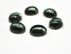 Natural <b>Light</b> Green Tourmaline Quartz Cabochons 5X3 MM 30X20 MM Calibrated Diamond <b>Leaf</b> Shape Jewelry Making Loose Gemstone - Product Image 5