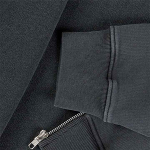 Sweat-shirt à capuche noir pour femme, 100% coton non tissé, couleur unie, coupe classique, vêtement d'automne, imperméable, coupe-vent, doublé - Product Image 5