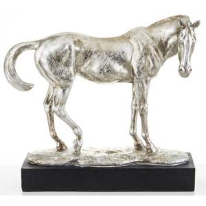 Escultura de caballo de aluminio fundido, majestuosa estatua de gallo en carrera, figura equina metálica, pieza decorativa central para un interior elegante del hogar. - Product Image 5