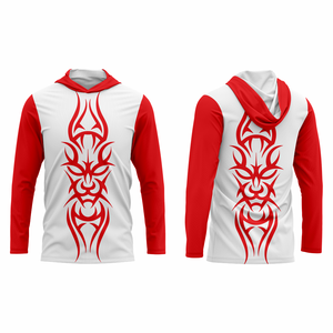 Sweat à capuche d'échauffement pour équipe, été, 100 % polyester, prêt pour la sublimation, coupe confortable, extensible et séchage rapide - Product Image 3