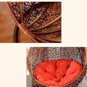 Premium Modern PE Rattan Hanging <b>Swing</b> Chair Waterproof Cushion Customized Logo Outdoor Balcony <b>Patio</b> Garden Furniture Seat 1 - Product Image 6