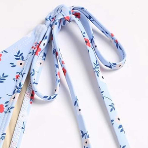 Ensemble de bikinis confortables pour femmes fabriqués au Pakistan, nouvelle arrivée, ensemble 2 pièces avec décolleté en V et motifs, prix bas, sur mesure - Product Image 5