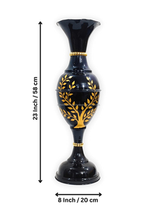 Vase à fleurs couleur noire Design Premium Vase en métal petit Vase à fleurs pour mariage Table pièce maîtresse décorations décor à la maison - Product Image 2