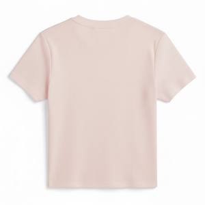Camiseta Básica de Verano para Mujer, de Alta Calidad, Casual, de Manga Corta, Estampada, Ajustada, Transpirable, de Secado Rápido, Estilo Crop - Product Image 3