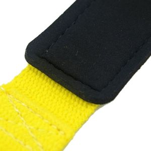 สายรัดข้อมือสำหรับออกกำลังกายแบบ Heavy Duty สำหรับยกน้ำหนัก เดดลิฟท์ และดึงข้อ – สายรัดยกน้ำหนักแบบกันลื่นพร้อมแผ่นรอง - Product Image 6