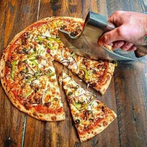 Customized High Quality <b>Wood</b> Handle Stainless Steel Blade Light Weight Pizza Cutting <b>Axe</b> - Product Image 5