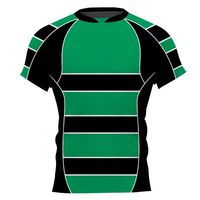 Maillot de rugby pour homme avec logo d'équipe personnalisé, ensemble complet, impression numérique, 100% polyester, vêtements de sport unis, usage scolaire et professionnel