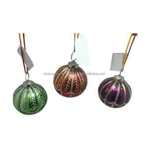 แก้วคริสมาสต์ที่เหนือกว่ามือวาดใบการออกแบบในราคาที่แข่งขันได้จากผู้ผลิตที่เชื่อถือได้ - Product Image 3