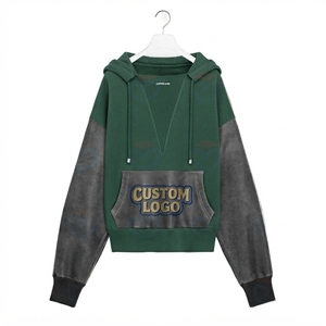 Sweat-shirt personnalisé pour homme, broderie, coton lourd, molleton, coupe ample, streetwear haut de gamme - Product Image 2