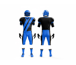 Ensemble de maillots de football américain personnalisés, uniforme de haute qualité, sublimation, vêtements d'équipe |   Ensemble de football avec maillot et pantalon - Product Image 5