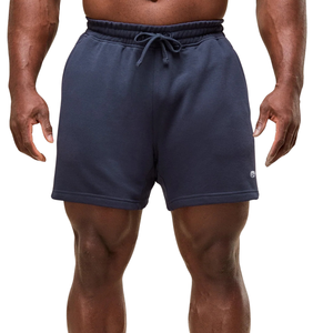 Pantalones Cortos Deportivos Extra Grandes de 5 Pulgadas para Hombre, Pantalones Cortos de Entrenamiento de Alta Resistencia para Gimnasio, Fisicoculturismo y Fitness, Color Azul Oscuro - Product Image 1