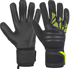 Guantes de Portero de Fútbol de Cuero de Alta Calidad 2026, Completos, Impermeables, Material PU Verde de 3.5MM, Transpirables y Antideslizantes - Product Image 1