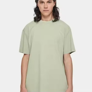Nouveau T-shirt Homme Léger et Long en Coton 100% Coupe Oversize, Design Personnalisé, Respirant, Manches Courtes, Décontracté pour l'Été - Product Image 5