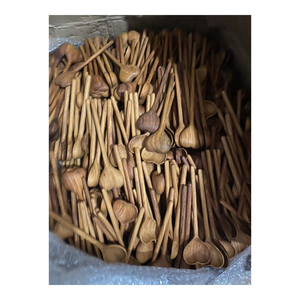 Natural Acacia Wood Coffee Tea <b>Spoon</b> Handmade Kitchen Dining Utensil Wooden Cutlery For Beverage Mixing <b>Serving</b> Tableware Supply - Product Image 3