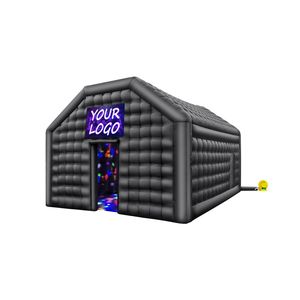 "Wedding <b>Party</b> Tent 19.7 X 16.4 X 12 Ft Inflatable <b>Disco</b> Tent with 680W Blower & Lights" - Product Image 1