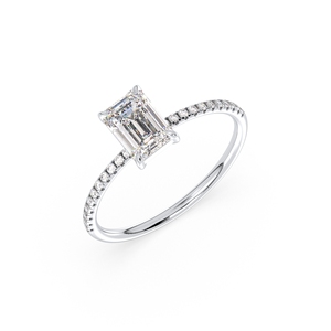Bague de fiançailles et de mariage en argent sterling 925 avec moissanite, prix usine REYES, pour femme, bijoux fins certifiés GRA, luxe. - Product Image 1