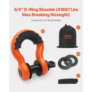 Sangle de remorquage robuste 3 x 30 pieds, kit de récupération, sangle de treuil Tree Saver, boucle triple renforcée, protection pour MBS-36,000 - Product Image 4