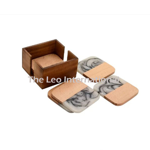 Wholesale Exclusive Classic Square Coasters Protective Case for Coffee and Tea <b>Cups</b> <b>Mats</b> & Pads Coasters - Product Image 3