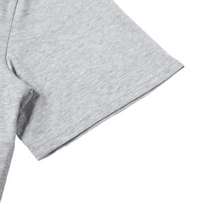 T-shirt uni à manches courtes pour homme, col rond, tricoté, coupe ample, décontracté, personnalisable avec motif imprimé, saison estivale - Product Image 6