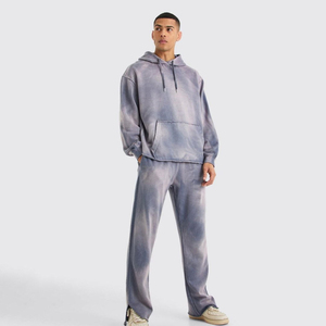 Survêtement Homme Délavé à l'Acide de Qualité Supérieure, Design Personnalisé, Coupe Oversize, Vente en Gros Usine, Prix Bas, Respirant - Product Image 1