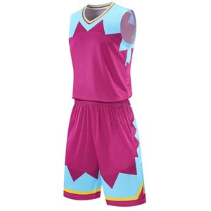 Men Reversible Basketball Set Uniforms Kits <b>Boy</b> Shirt Shorts Sports Suits Custom Basketball Jersey Uniforms - Product Image 4