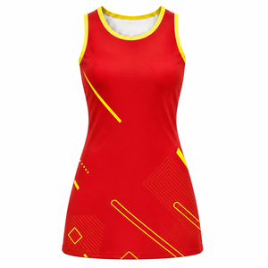 Nuevo Diseño Uniforme de Netball Transpirable para Mujer Adulta 2026 Hecho a Medida 100% Poliéster STITCH LAB Más Vendido en Pakistán Sin Impresión - Product Image 4