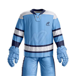Uniforme de hockey sobre hielo con diseño personalizado más popular, uniforme de hockey sobre hielo de talla grande para adultos - Product Image 5