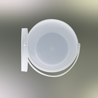 Porte-vin rond portable moderne en plastique PP de 32 oz, durable, avec poignée, motifs floraux Folin