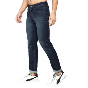 Bán Sỉ Mới Nhất 2022 Quần Jean Nam Cổ Điển Thẳng Bằng Cotton Quần Jean Nam Logo Dáng Ôm Quyến Rũ Đặt Làm Theo Yêu Cầu