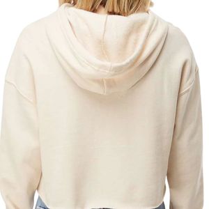 Women's Cropped <b>Hoodie</b> <b>Lightweight</b> Pullover Sweatshirt Soft Comfortable Hooded Top Casual Streetwear Fashion Activewear OEM ODM - Product Image 4