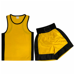 100% <b>Polyester</b> Lightweight Breathable Quick Dry Stretch High Quality Customized Men's Adult Boxing <b>Shorts</b> Training Gear - Product Image 1