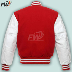 Chaqueta Varsity de Lana y Lona de Alta Calidad con Logotipo Personalizado para Hombre, Transpirable, Estilo Casual de Invierno, Colores Personalizables - Product Image 5