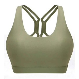 Wholesale Custom Logo High Quality Ladies Bra Fitness Wear Set Adjustable Yoga Gym <b>Top</b> Women's Sports Bra Yoga Wear Exercise Bra - Product Image 1