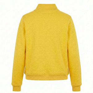 Women's Custom Made Scrub Jacket Half Zip <b>Mock</b> <b>Neck</b> Sweatshirt Wholesale B2B Medical Uniform Ribbed Cuffs Pullover Scrub Jackets - Product Image 3