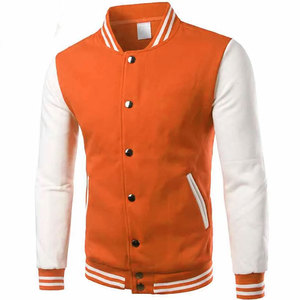 เสื้อแจ็คเก็ตวาร์ซิตี้ชาย Econex สีดำขาว ปักตัวอักษร ระบายอากาศได้ดี ผ้าฟลีซ โพลีเอสเตอร์/คอตตอน คอตั้ง สไตล์ไฮสตรีท - Product Image 1