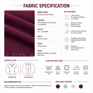 Hospital Uniform Supplier Professional Medical <b>Scrub</b> <b>Set</b> Manufacturer And Exporter - Product Image 6