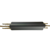 Rouleaux personnalisables en acier inoxydable de haute qualité avec revêtement en caoutchouc silicone pour matériaux d'impression par blocs Lanjo B1814