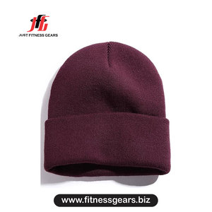 Wholesale warm <b>hat</b> Manufacturer custom logo Unisex winter knitted Beanie cap design Logo beanie <b>hat</b> - Product Image 1