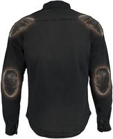 Chemises en jean OEM VLR, style côtelé, coupe ajustée, en coton, respirantes, séchage rapide, pour moto, grande taille, vêtements de sport