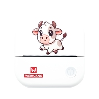 Impresora Térmica Portátil Pequeña y Económica WH-M27 de 57 mm para Niños con USB y para Impresión en Blanco y Negro en Existencia