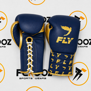 White Black Fly Muay Thai sparring Training Yuoth Products Lace-up Closure Gym Products Hot Selling Trending <b>Gloves</b> For Adults - Product Image 3