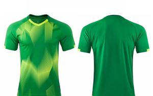 Maillot de football personnalisé avec nom et numéro imprimés, design d'équipe personnalisé, design pour lycée, tissu respirant, anti-transpiration, séchage rapide - Product Image 2