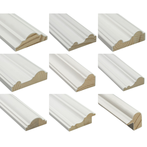Molduras Decorativas de Madera Sólida para Gabinetes de Cocina Modernos y de Lujo, para Proyectos de Muebles de Hotel, Villa e Interiores - Product Image 1
