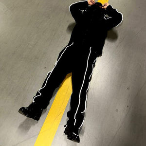 Custom Manufacturers Nylon <b>Jacket</b> and Nylon Tracksuit Pants Joggers 3m Reflective Windbreaker Sweatsuit Tracksuit for <b>Men</b> - Product Image 5