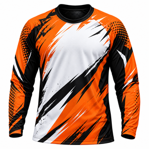 Maillot de motocross personnalisé à manches longues pour homme, chemise de course MX, chemise de cyclisme VTT de performance sportive - Product Image 6