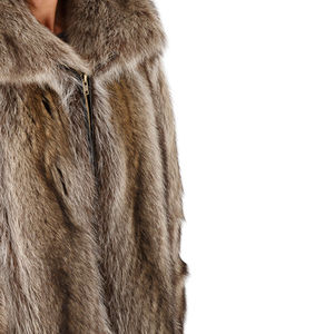 Abrigos de Piel de Oveja Genuina con Forro de Piel Sintética de Zorro, Transpirables, Tallas Grandes, Cálidos para Invierno - Product Image 2