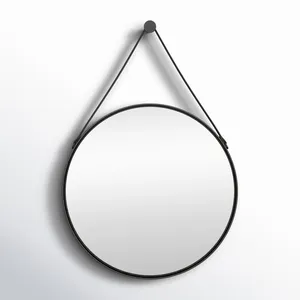 Miroir mural circulaire minimaliste de 30 pouces, miroir décoratif en verre pour le salon, décoration intérieure - Product Image 1
